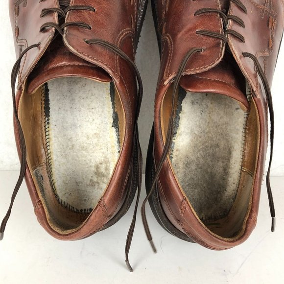 Ecco Men\'s Size 46 (12-12.5) Brown Leather Lace-Up Casual Oxford Dress Shoes main image 11